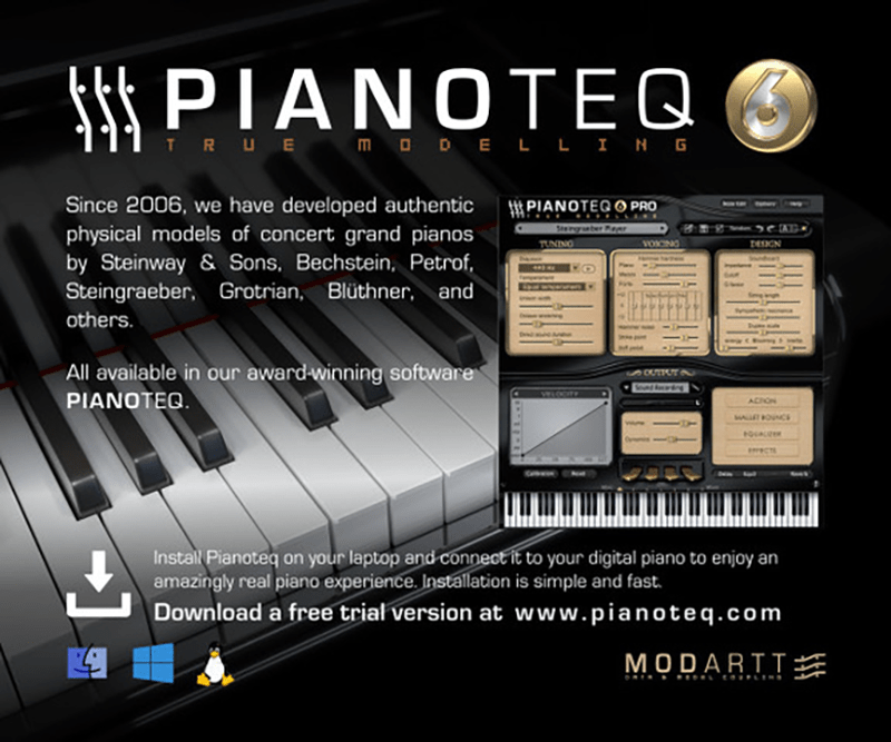 Pianoteq Award-Winning Software
