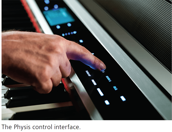 The Physis control interface.